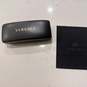 Versace Eye/Sunglasses Case with Cloth and Box